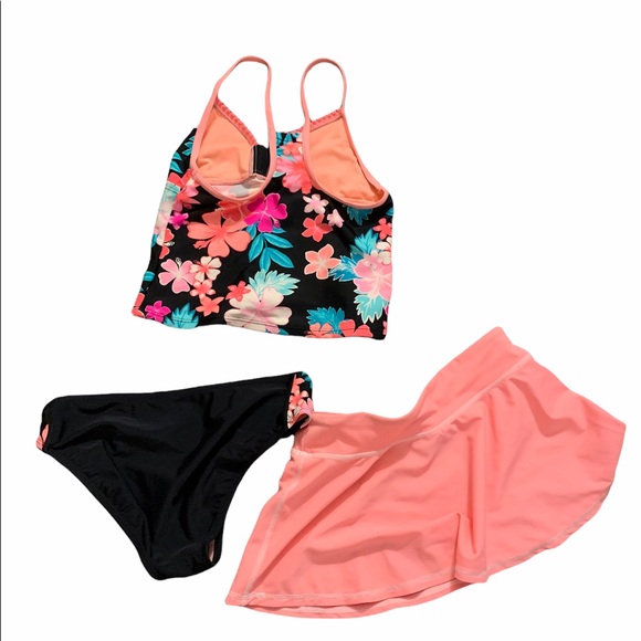Girls ZeroXPosur tankini with skirt size 12 - Picture 2 of 3
